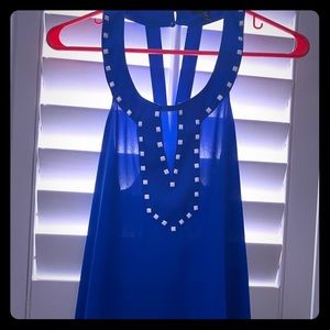Royal blue tank top